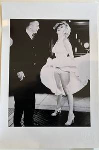 lot 54 image: Limited Edition Marilyn Monroe Black and White Photograph by Frank Worth