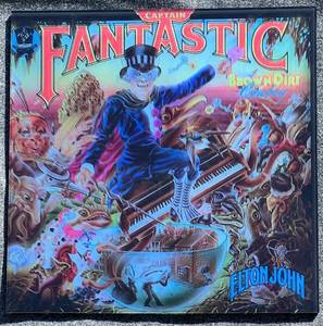 lot 58 image: Elton John Captain Fantastic Vinyl Record Wall Mirror