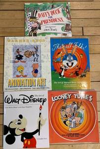 lot 78 image: Daffy Duck and Warner Bros Animation Art Book Collection