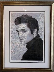 lot 105 image: Neil Farkas Elvis Presley Seriolithograph