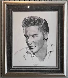 lot 106 image: Limited Edition Elvis The Early Years Art Print by Dennis Jackson