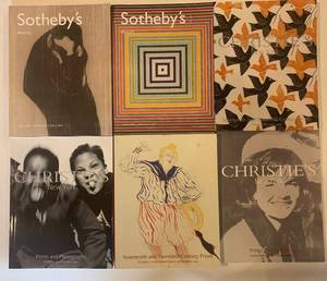 lot 122 image: Set of 6 Art Auction Catalogs - Sothebys and Christies