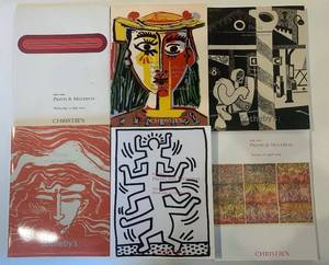lot 126 image: Collection of 6 Fine Art Auction Catalogs Featuring Iconic Artists