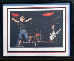 lot 128 image: Framed Start Me Up 2005 Rolling Stones Concert Photograph