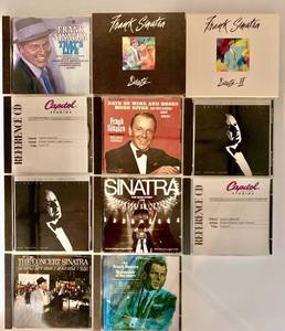 lot 155 image: Collection of 12 Frank Sinatra Music CDs