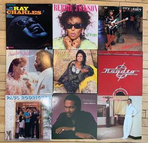 lot 173 image: Lot of 9 Classic Vinyl Records Including Ray Charles and Paul Rodriguez