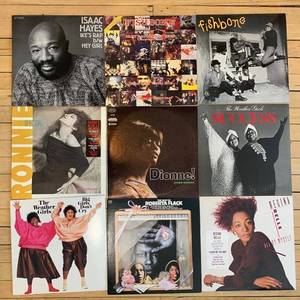 lot 174 image: Collection of 9 Vinyl Record Albums with Mixed Genres including Isaac Hayes