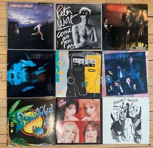 lot 178 image: Collection of 9 Vintage Vinyl Records from Various Artists including Peter Murphy