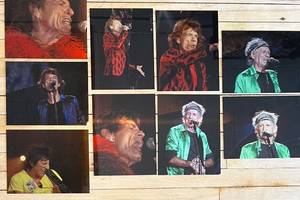 lot 199 image: Set of 9 Metal Photographs Featuring the Rolling Stones #2