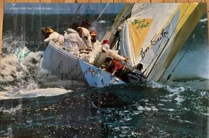 lot 225 image: Signed Sailing Poster Featuring Captain Dennis Conner
