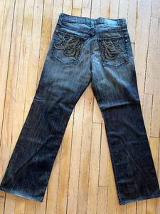 lot 240 image: Rock & Republic Mens Jeans Waist Size 36