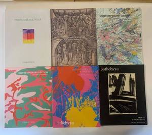 lot 244 image: Collection of 6 Sothebys Auction Catalogs