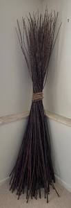 lot 247 image: Decorative Bundle of Natural Twigs with Jute Wrap