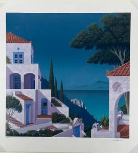 lot 250 image: Limited Edition Print Above Scylla and Charybdis by Jim Buckels