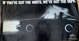lot 260 image: Vintage Maxwell Tapes Promotional Poster