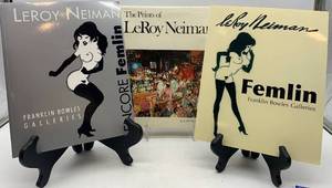 lot 274 image: Set of 3 LeRoy Neiman Art Catalogs Featuring Femlin Series