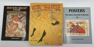 lot 281 image: Set of 3 Art Books Posters of the Belle Epoque Collection