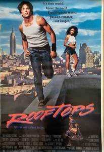 lot 286 image: Vintage 1989 Rooftops Movie Poster