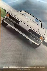 lot 287 image: Vintage Porsche Promotional Poster