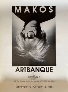 lot 291 image: 1988 Makos Artbanque Gallery Exhibition Poster - Andy Warhol #4