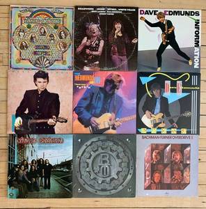 lot 323 image: Collection of 9 Classic Rock Vinyl Records including Bachman-Turner Overdrive