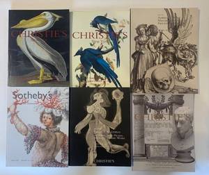 lot 332 image: Collection of 6 Sothebys and Christies Art Catalogs
