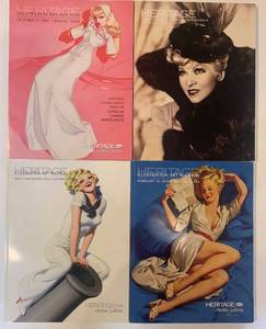 lot 334 image: Collection of 4 Heritage Auctions Illustration Art Catalogs - Iconic Posters