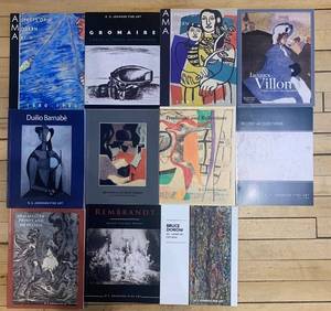 lot 336 image: Collection of 11 Art Auction Catalogs Featuring Renowned Artists