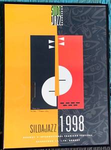 lot 337 image: Framed SildaJazz 1998 Limited Edition Poster