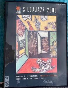lot 338 image: Limited Edition Framed Poster Sildajazz 2000