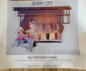 lot 347 image: Vintage 1989 Jerry Ott Art Print - The ARTBANQUE Gallery