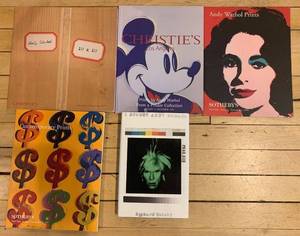 lot 363 image: Collection of 5 Andy Warhol Auction Catalogs