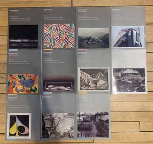lot 394 image: Collection of 11 Art Auction Catalogs Featuring Diverse Artworks
