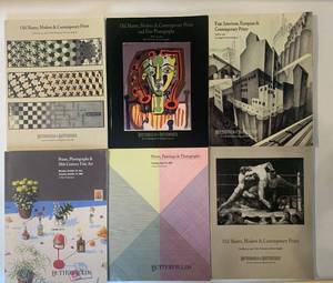 lot 396 image: Collection of 6 Art Catalogs from Butterfields and Bonhams