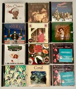 lot 401 image: Collection of 12 Christmas Music CDs Featuring Various Artists
