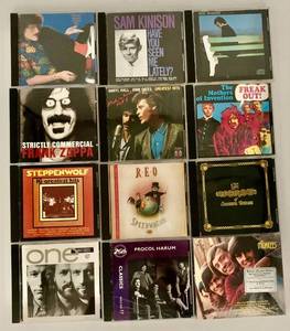 lot 410 image: Collection of 12 Classic Music CDs Including REO Speedwagon and The Monkees