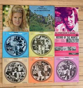 lot 425 image: Collection of 9 Vintage Record Albums including Here Comes Bobby