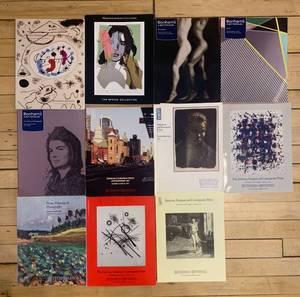 lot 456 image: Collection of 11 Fine Art and Auction Catalogs