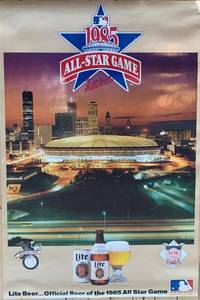 lot 460 image: 1985 Lite Beer All-Star Game Poster
