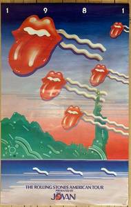 lot 462 image: Rolling Stones American Tour 1981 Jo Van Poster