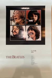 lot 468 image: The Beatles Let It Be 1970 Music Poster