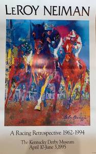lot 469 image: LeRoy Neiman A Racing Retrospective 1962-1994 Poster