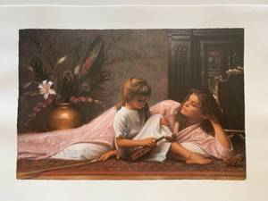 lot 489 image: Limited Edition Print Mother and Child by Robert Olson