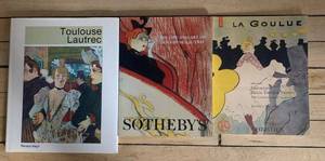 lot 492 image: Set of 3 Art Books featuring Toulouse Lautrec and Sothebys Collection