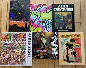 lot 497 image: Collection of 6 Art and Design Books Featuring Pop and Psychedelic Art