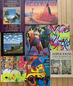 lot 498 image: Collection of 8 Art Books Featuring Modern and Cultural Artwork