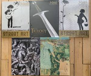 lot 501 image: Collection of 10 Auction Catalogs Featuring Art and Prints