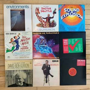 lot 505 image: Collection of 9 Vintage Vinyl Records and Soundtracks including Sound Explosion