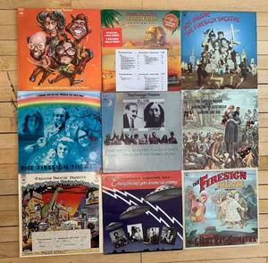lot 509 image: Lot of 9 Vintage Firesign Theatre Vinyl LP Records