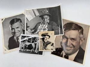 lot 519 image: Collection of Vintage Will Rogers Photographs